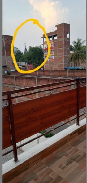 vishnu pad temple view from hotel